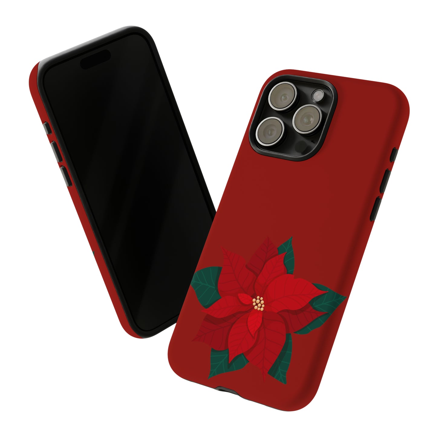 Poinsettia Charm #12-Tough Cases - MahaCase