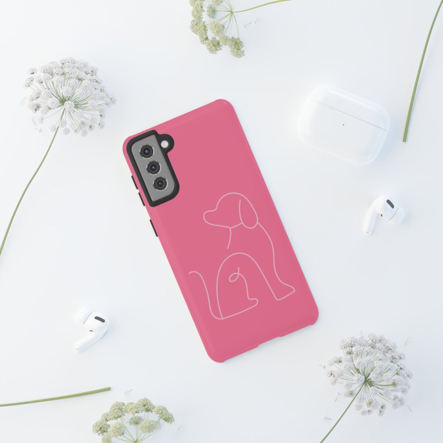 Pink Pup #10-Tough Cases iPhone Samsung Google Pixel - MahaCase