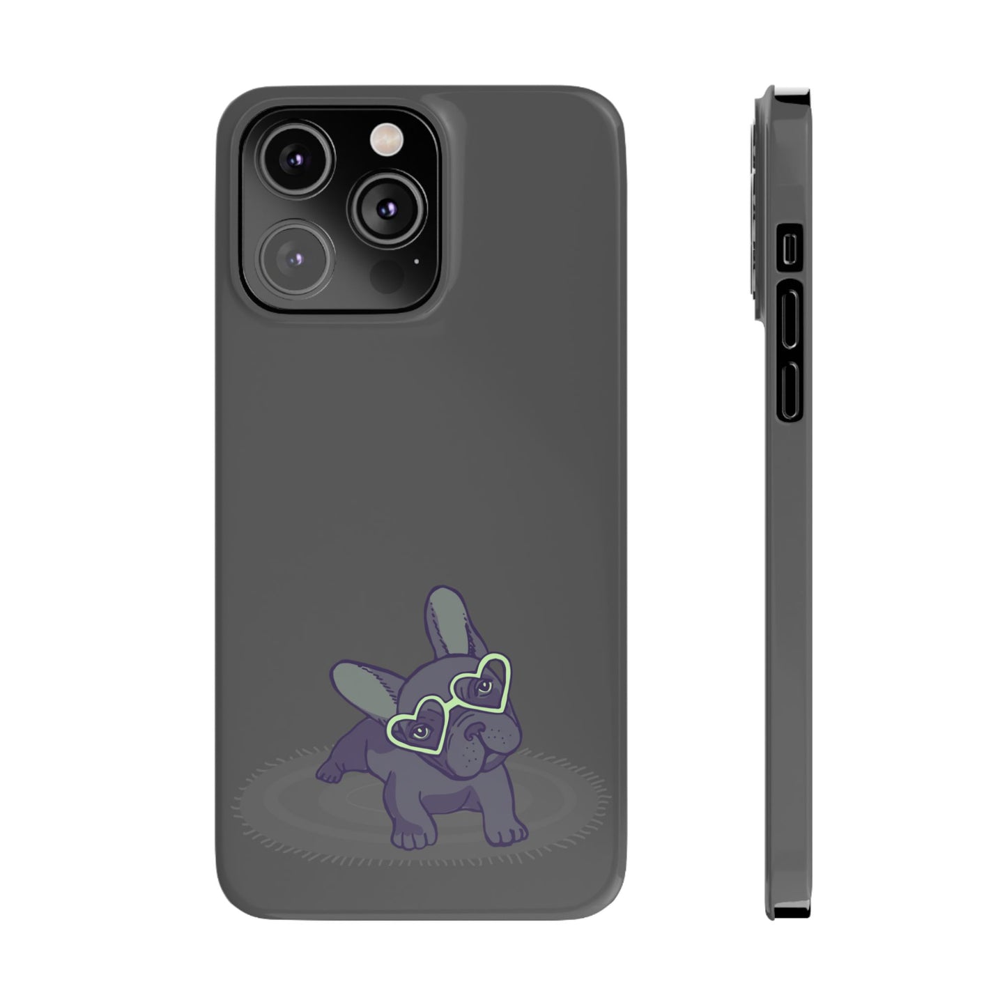 Bulldog Puppy Slim iPhone Cases - MahaCase
