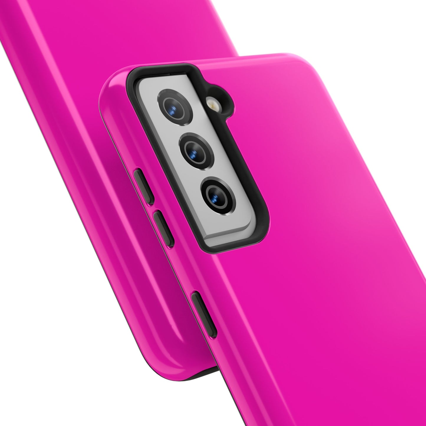 Simple Hot Pink-Tough Phone Cases - MahaCase