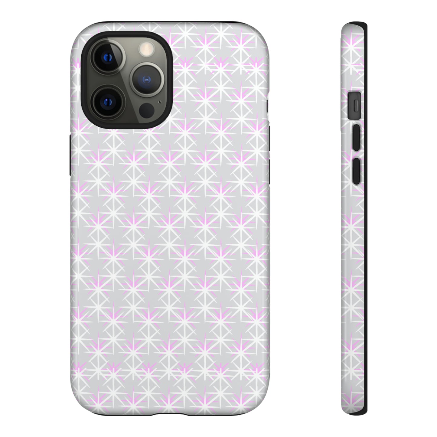 Grey Skies, Pink Stars-Tough Cases - MahaCase