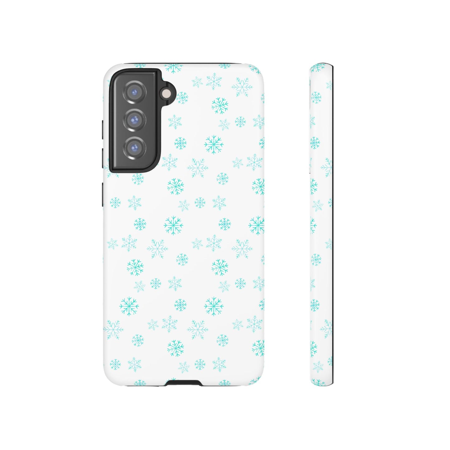 Snowy Blue #12 - Tough Cases iPhone Samsung Google Pixel - MahaCase
