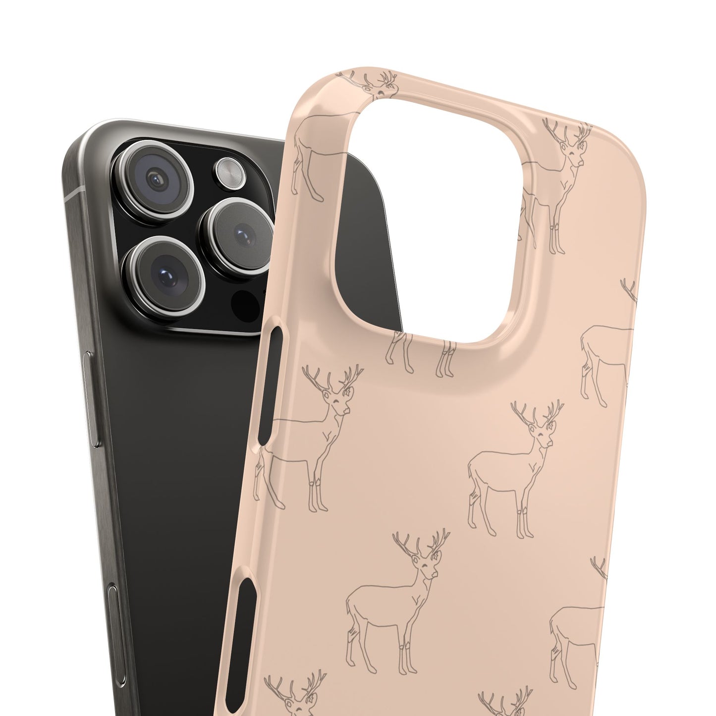 Deer Pattern #03-Slim iPhone Cases - MahaCase