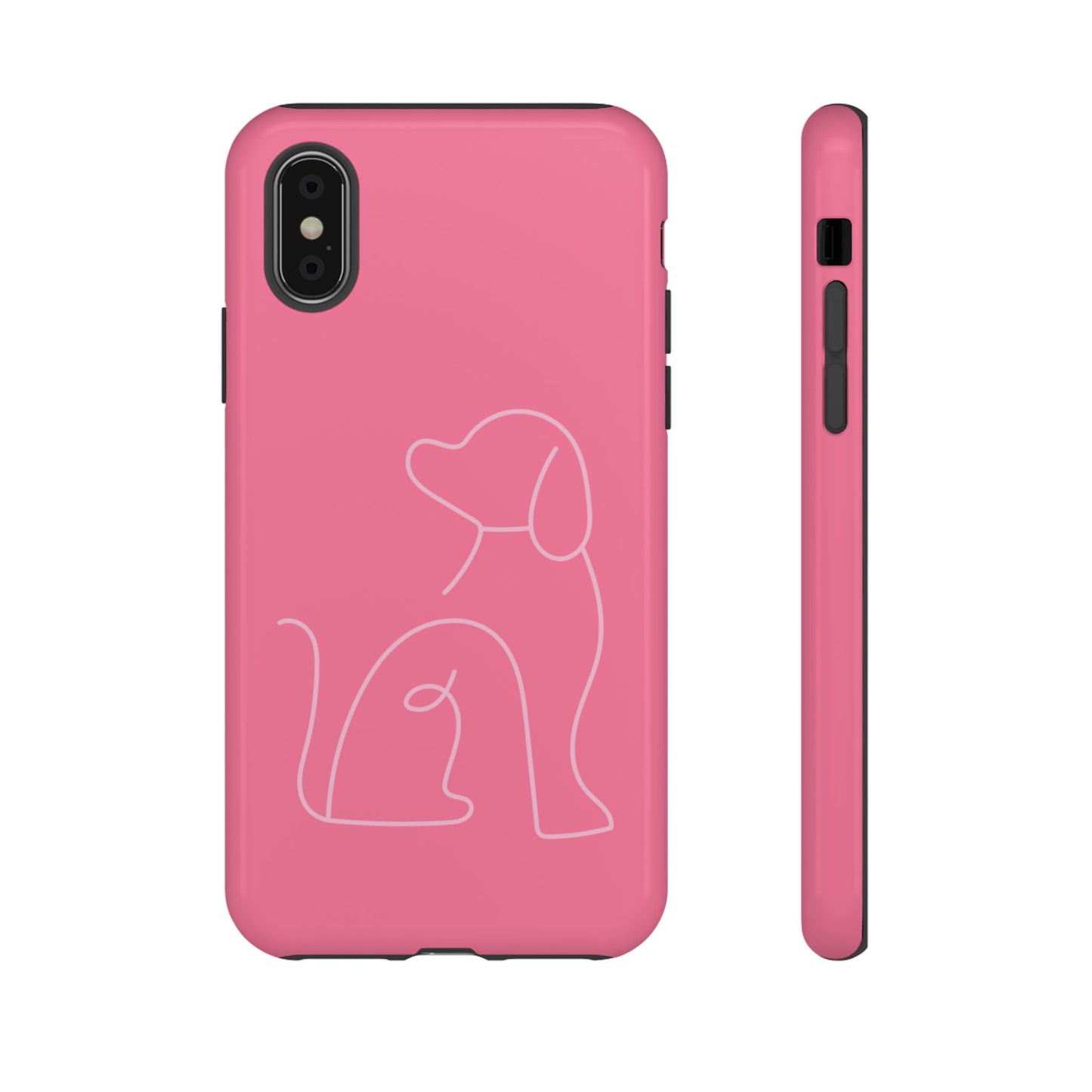 Pink Pup #10-Tough Cases iPhone Samsung Google Pixel - MahaCase