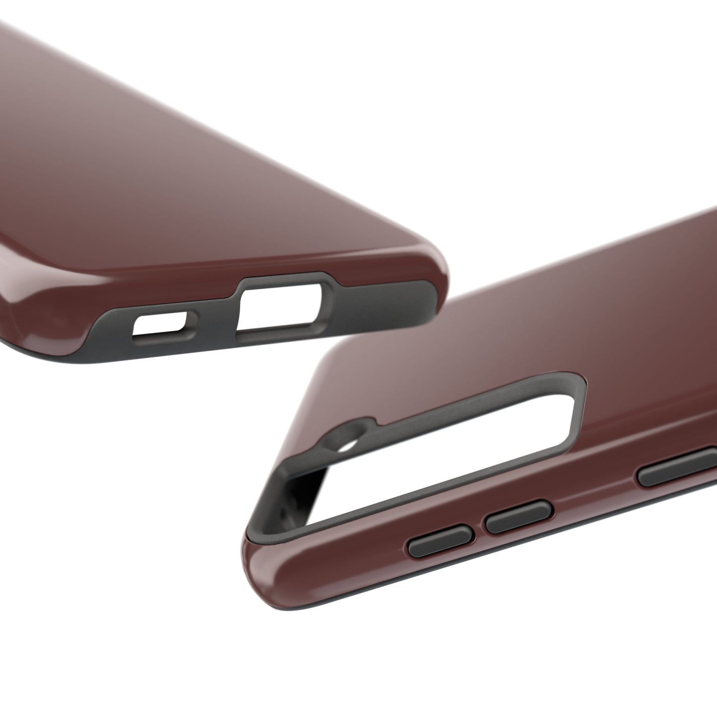 Phone Case - Garnet Color Fall 2025 Trending Color, Sturdy Phone Cases, Durable Cell Phone Covers, Trendy Gadget Protection, Unique Phone Accessories- iPhone, Samsung