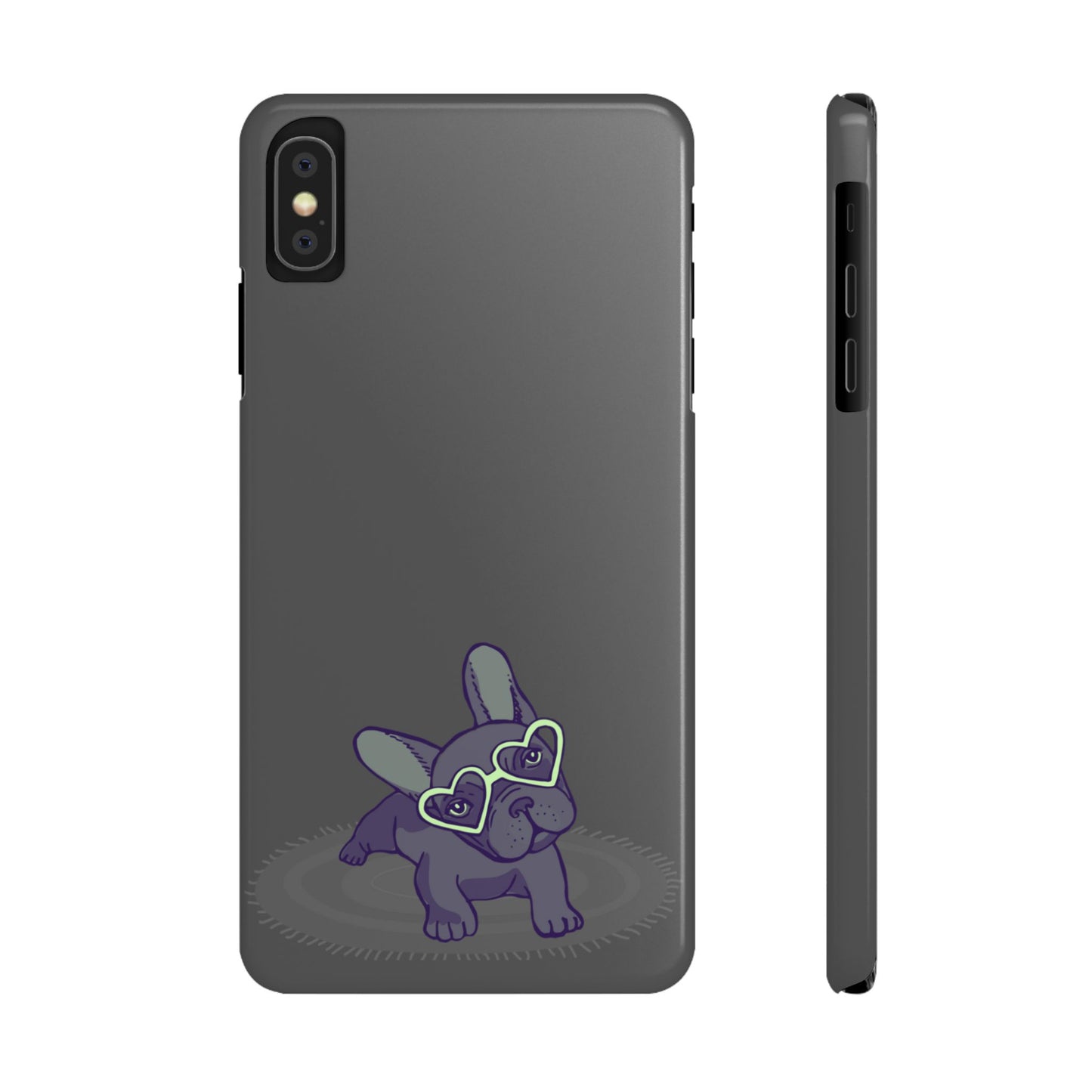 Bulldog Puppy Slim iPhone Cases - MahaCase