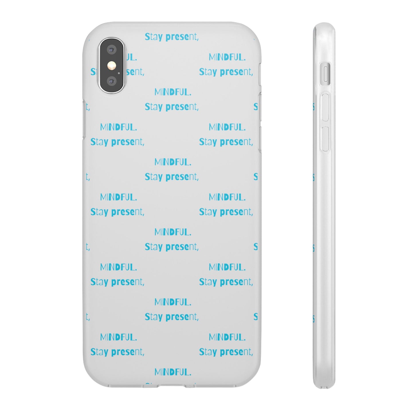 Stay Present Mindful #12 Flexi Cases iPhone Samsung Gift Packaging - MahaCase