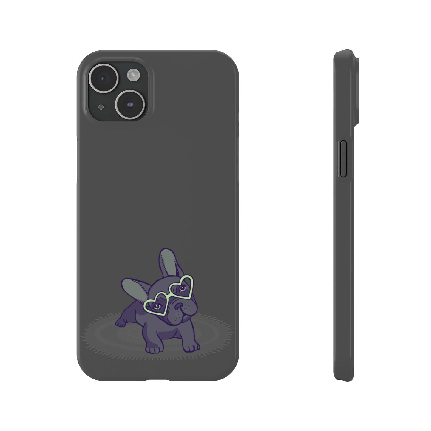Bulldog Puppy Slim iPhone Cases - MahaCase