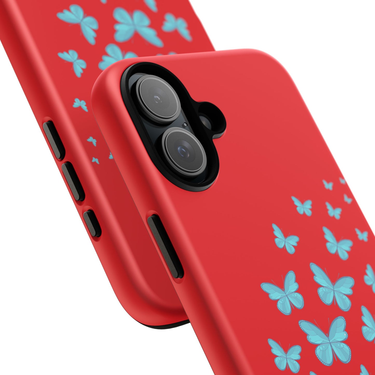 Butterflies in Red - Tough Cases iPhone Samsung Google Pixel - MahaCase