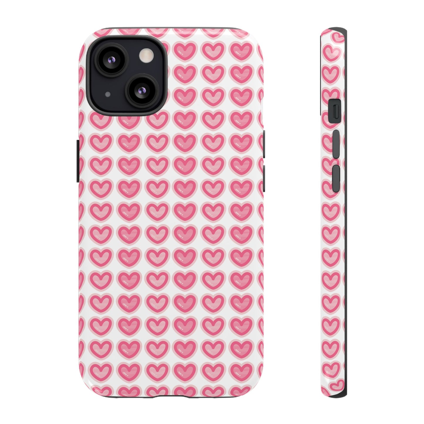Hearts Pattern - Tough Cases iPhone Samsung Google Pixel - MahaCase