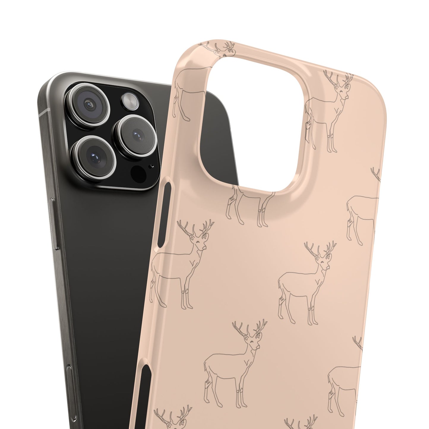 Deer Pattern #03-Slim iPhone Cases - MahaCase