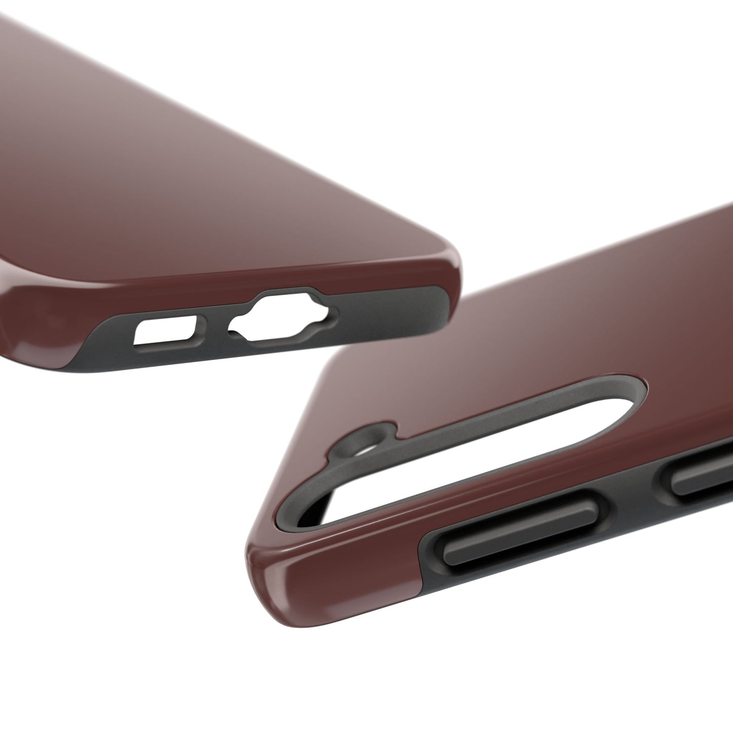 Phone Case - Garnet Color Fall 2025 Trending Color, Sturdy Phone Cases, Durable Cell Phone Covers, Trendy Gadget Protection, Unique Phone Accessories- iPhone, Samsung