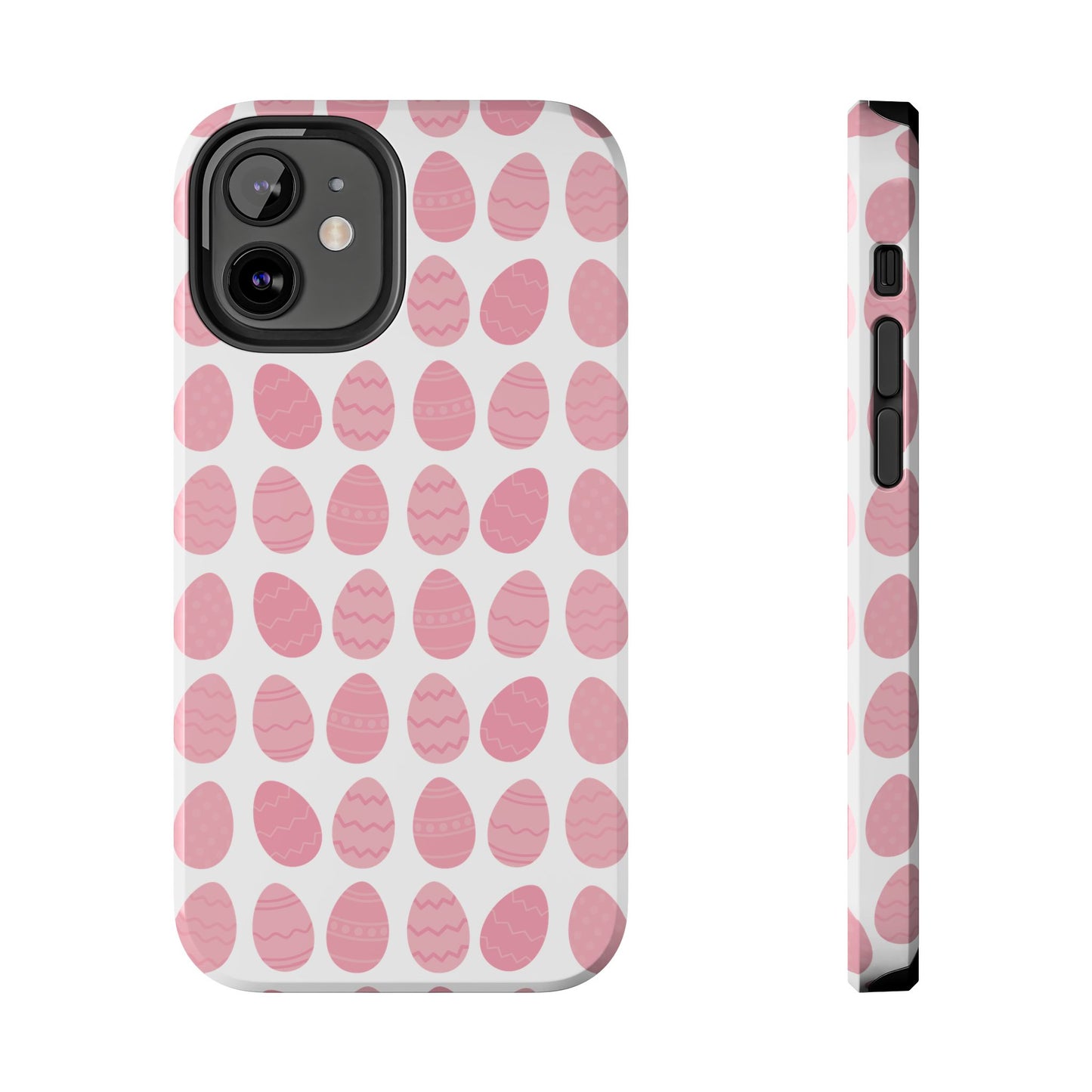 Pink Easter Egg Tough Phone Cases - Durable Protection for Spring Celebrations iPhone Samsung Galaxy - MahaCase