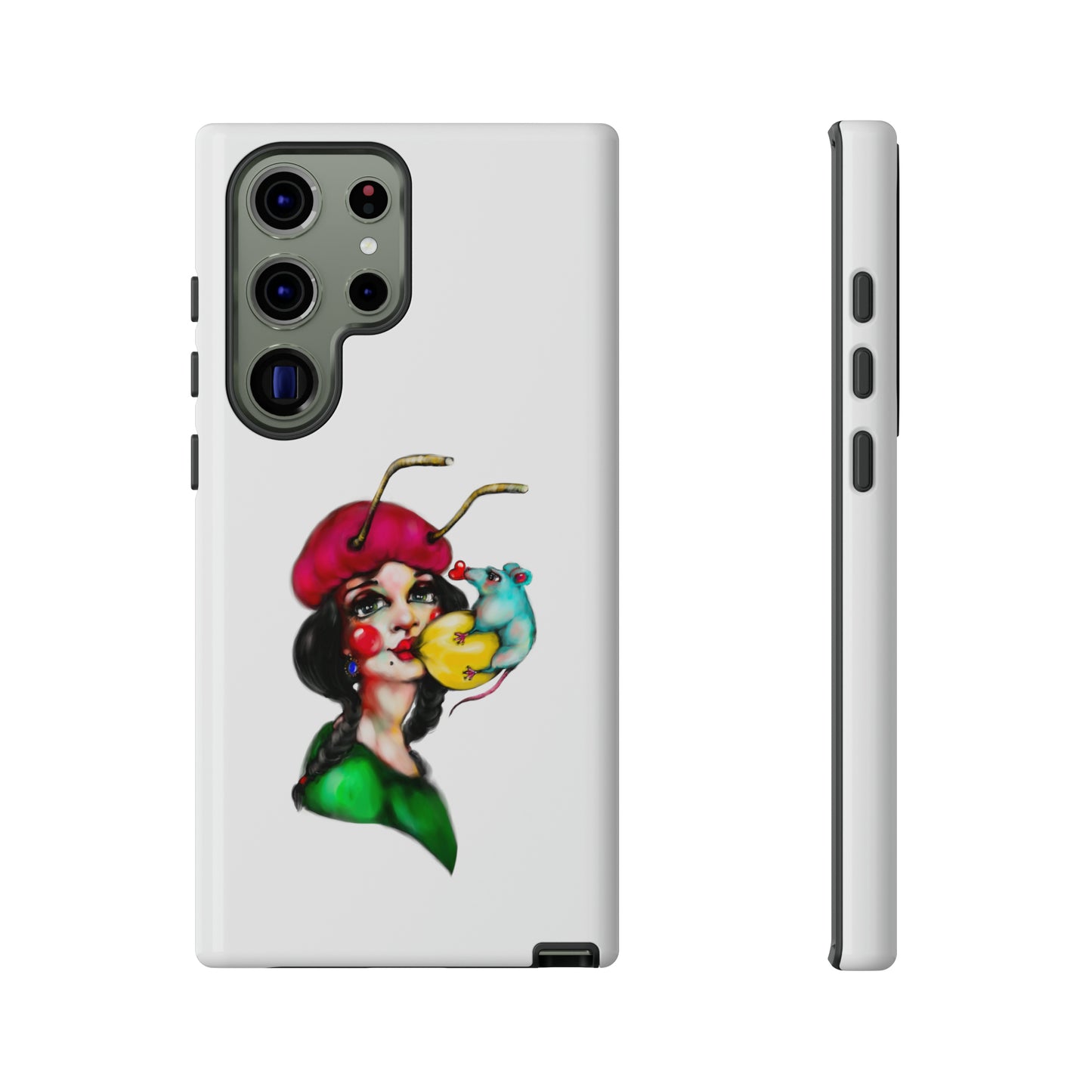 Design #211 White BKG-Tough Cases - MahaCase