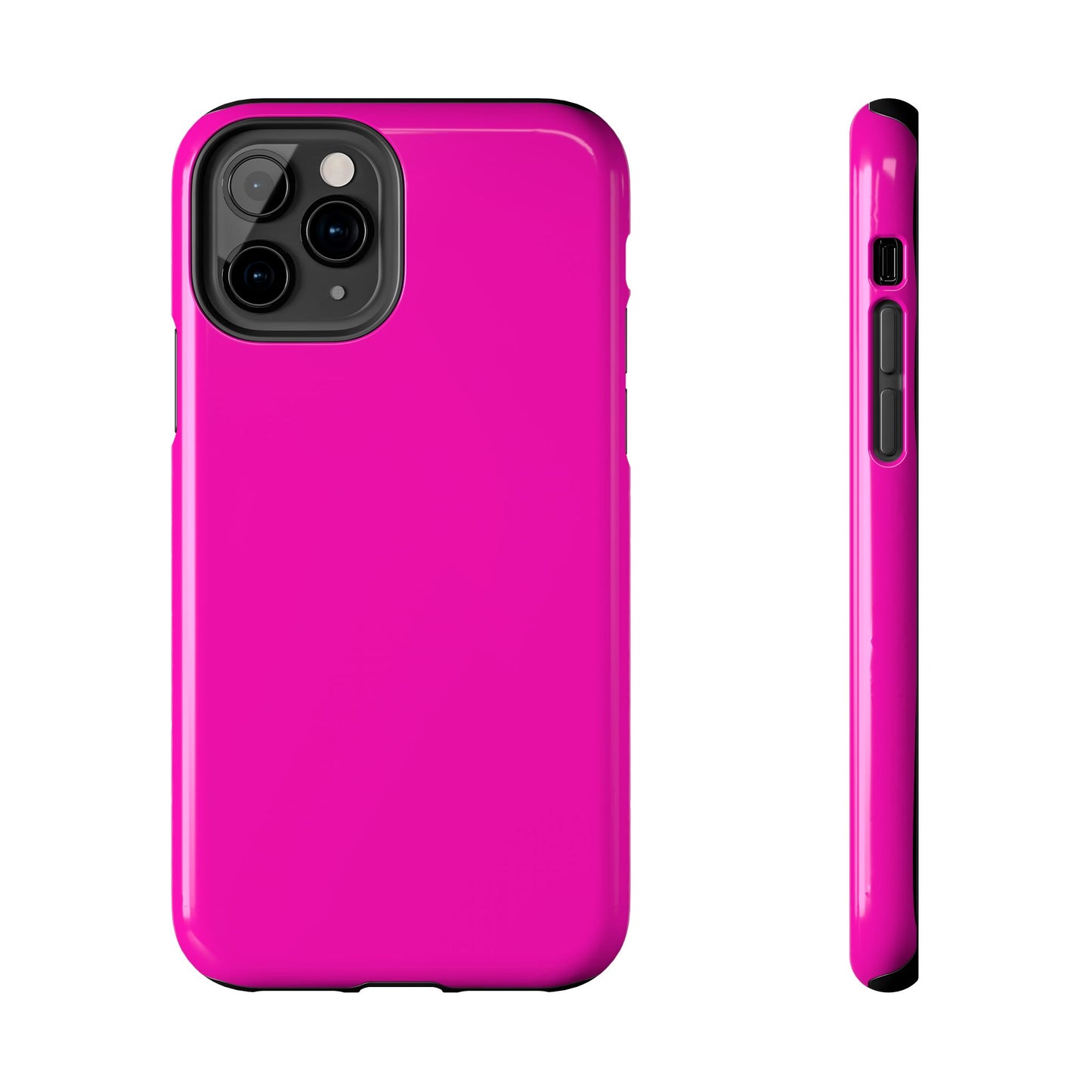 Simple Hot Pink-Tough Phone Cases - MahaCase