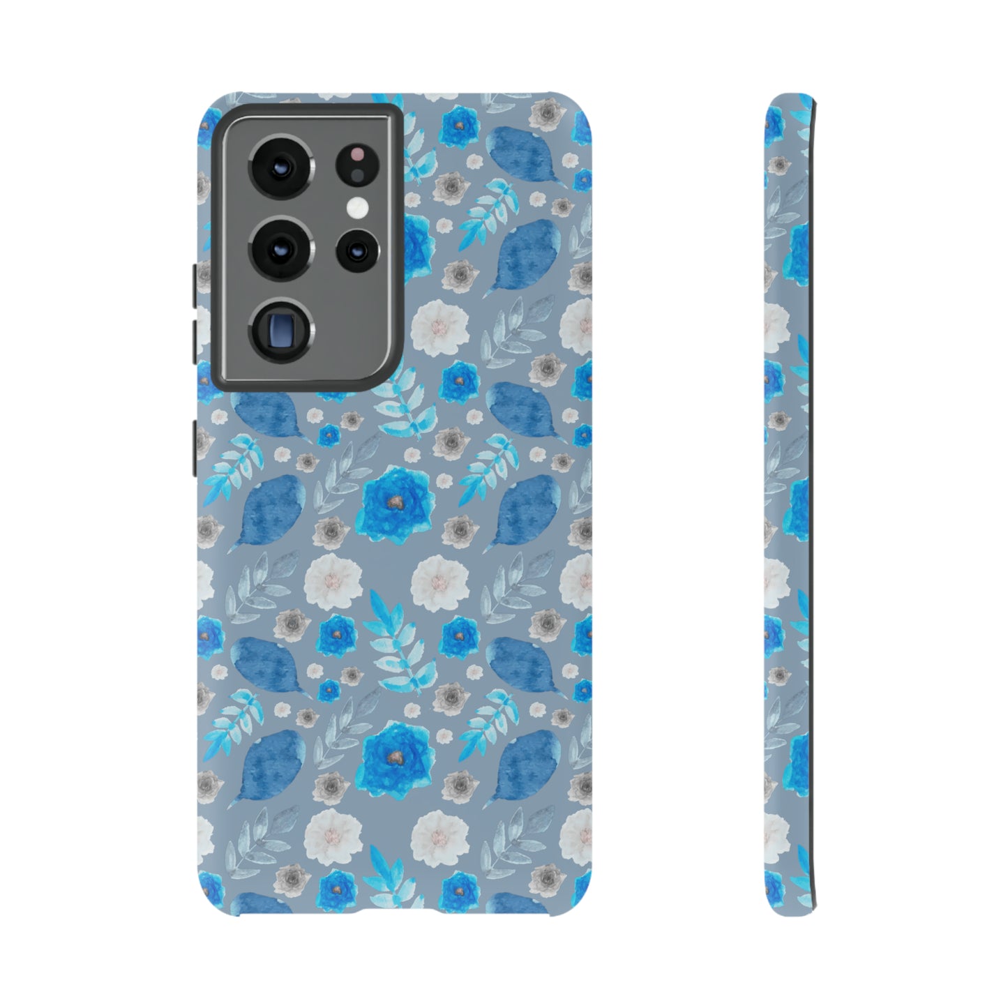 Blue Blooms-Tough Cases - MahaCase