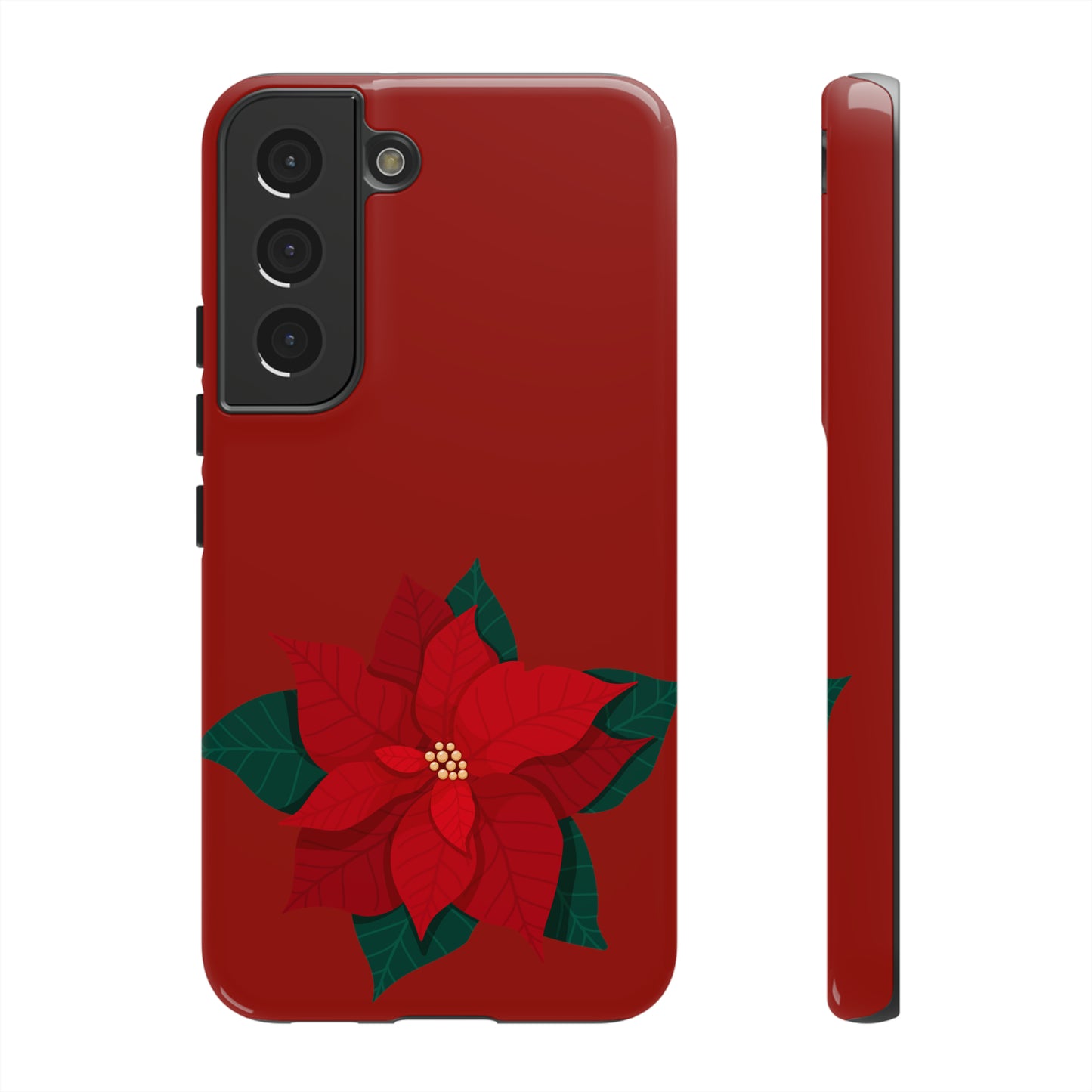 Poinsettia Charm #12-Tough Cases - MahaCase