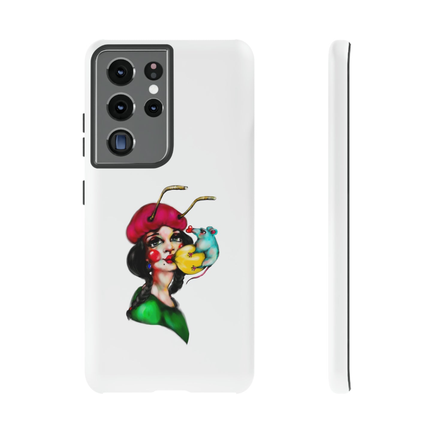 Design #211 White BKG-Tough Cases - MahaCase