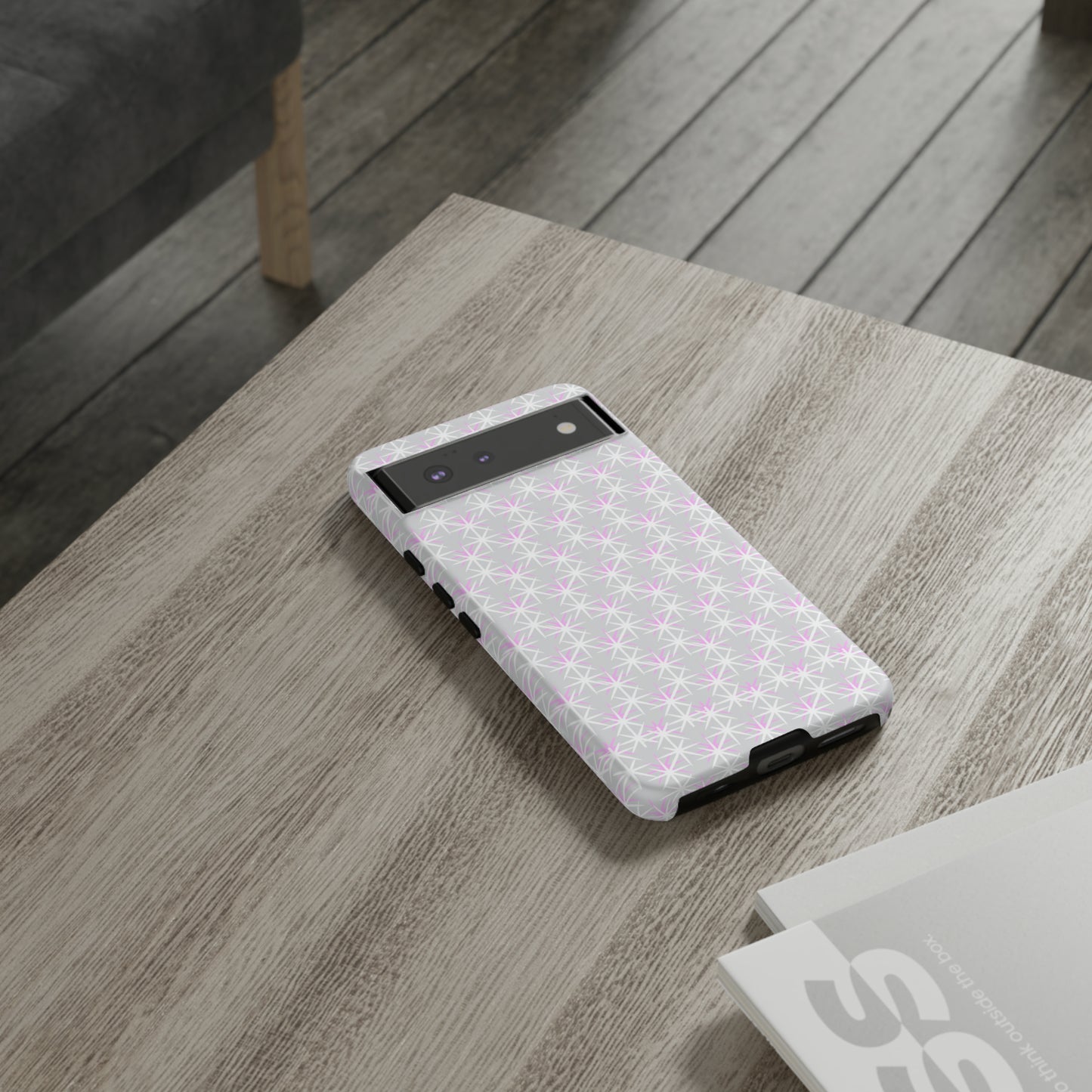 Grey Skies, Pink Stars-Tough Cases - MahaCase