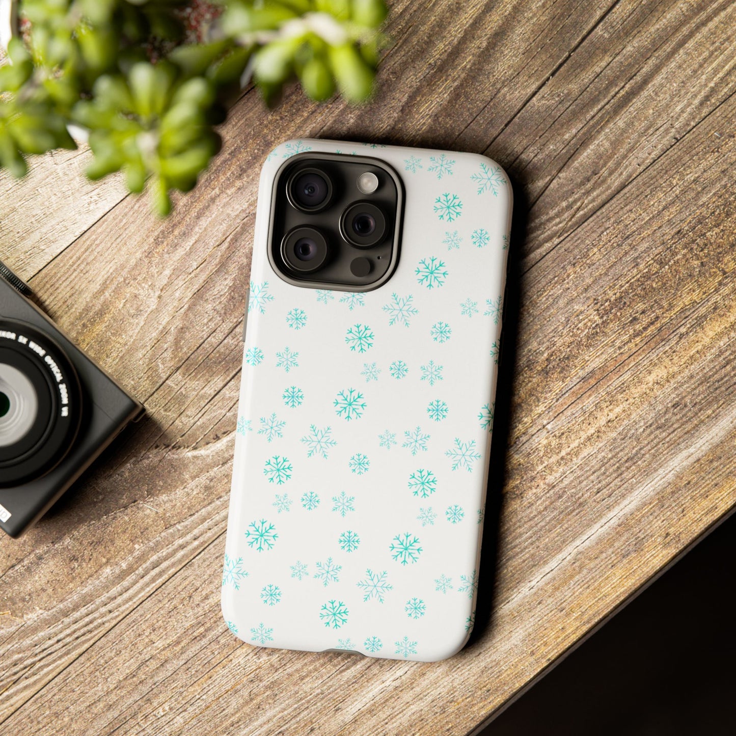Snowy Blue #12 - Tough Cases iPhone Samsung Google Pixel - MahaCase