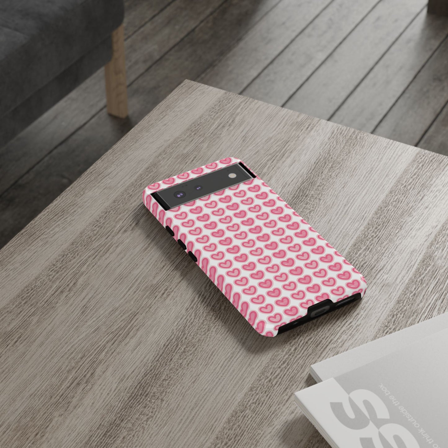 Hearts Pattern - Tough Cases iPhone Samsung Google Pixel - MahaCase