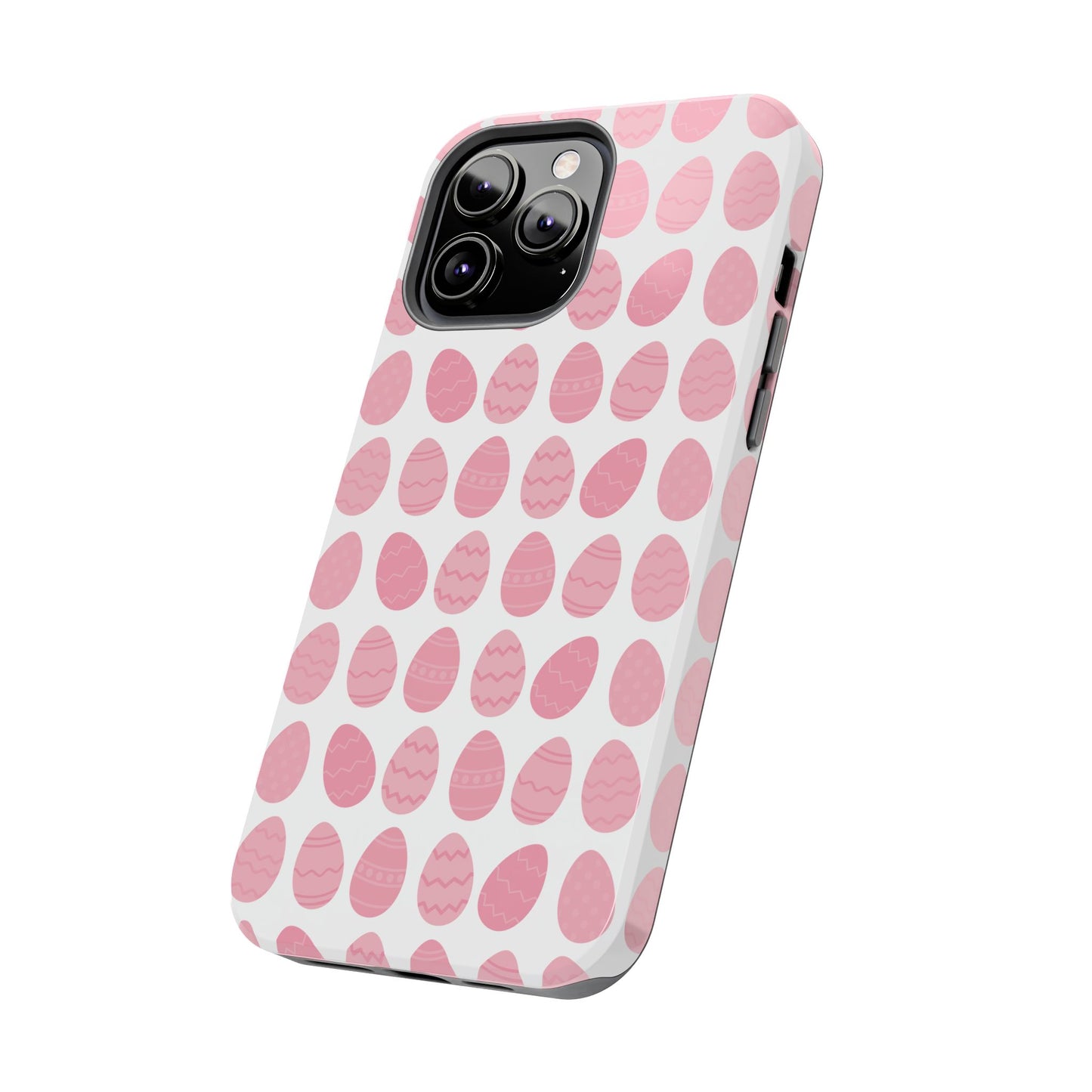 Pink Easter Egg Tough Phone Cases - Durable Protection for Spring Celebrations iPhone Samsung Galaxy - MahaCase