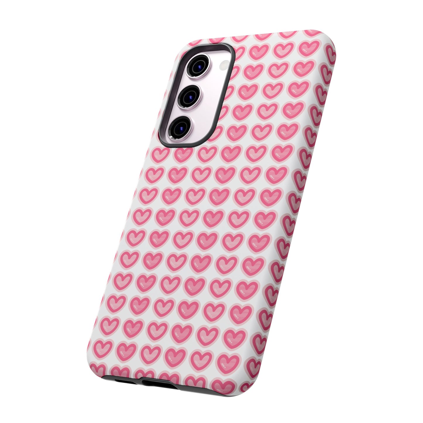 Hearts Pattern - Tough Cases iPhone Samsung Google Pixel - MahaCase