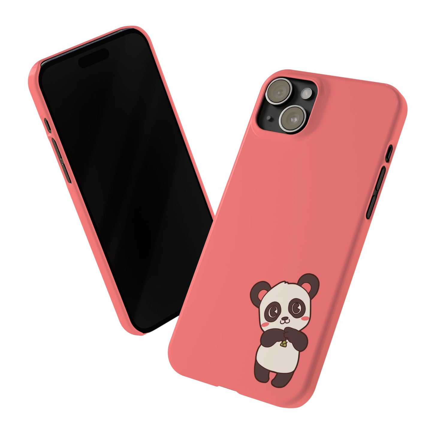 Cute Panda #36-Slim iPhone Cases - MahaCase