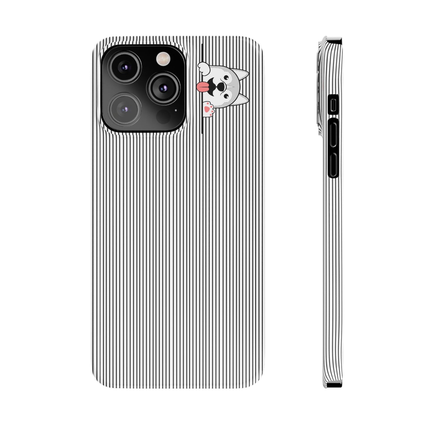 Cute Husky-Slim iPhone Cases - MahaCase