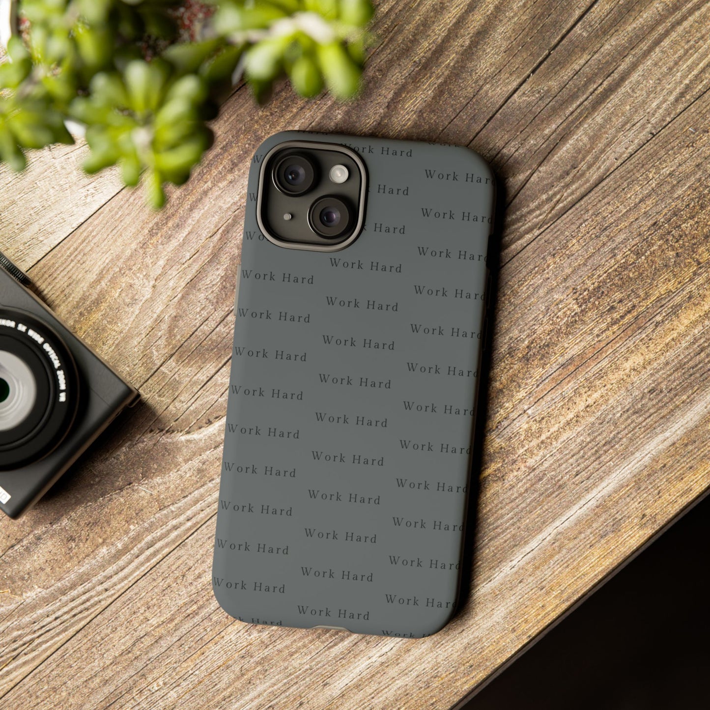 Work Hard Reminder Tough Cases iPhone Samsung Google Pixel - MahaCase