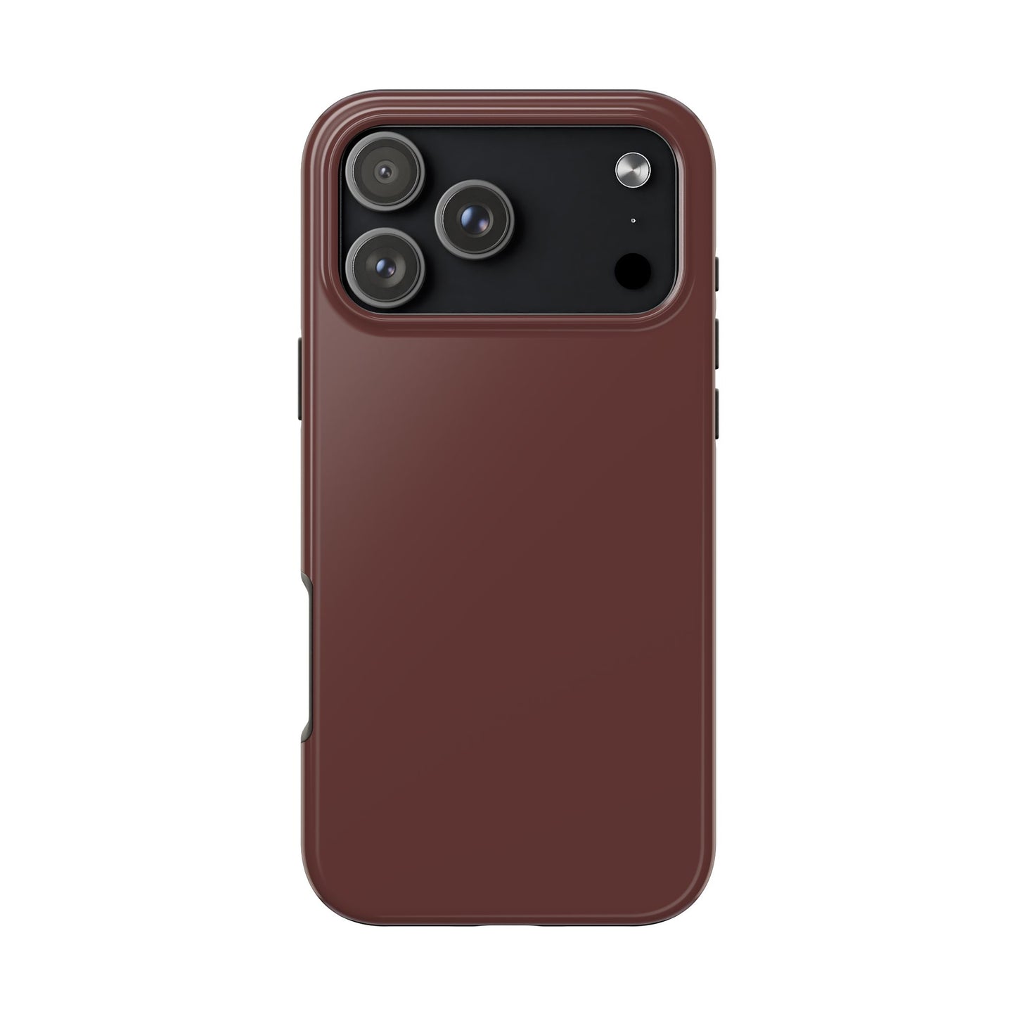 Phone Case - Garnet Color Fall 2025 Trending Color, Sturdy Phone Cases, Durable Cell Phone Covers, Trendy Gadget Protection, Unique Phone Accessories- iPhone, Samsung