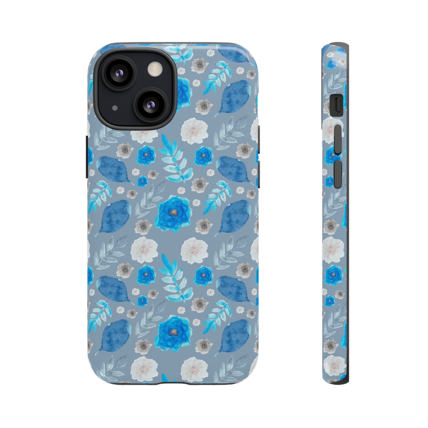 Blue Blooms-Tough Cases - MahaCase