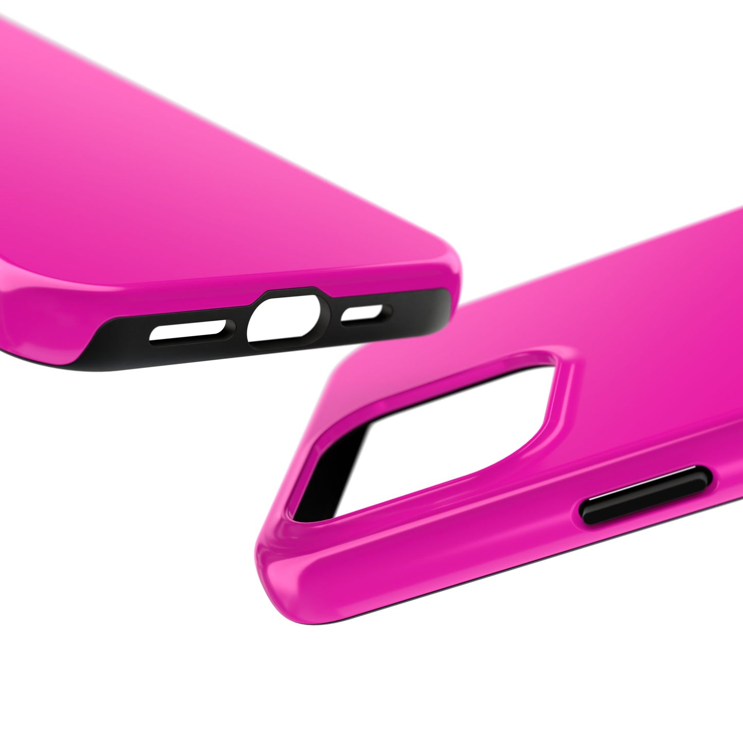 Simple Hot Pink-Tough Phone Cases - MahaCase