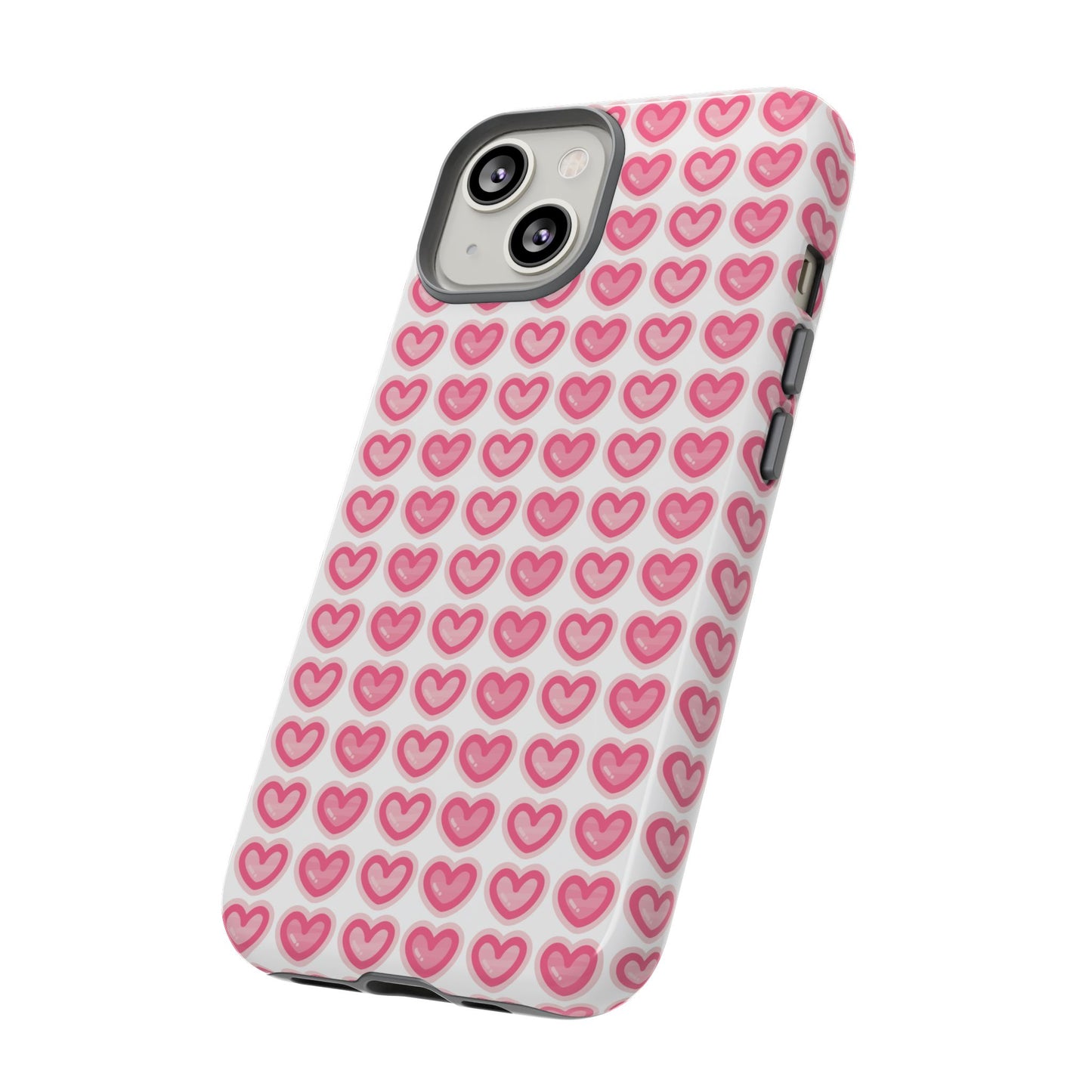 Hearts Pattern - Tough Cases iPhone Samsung Google Pixel - MahaCase