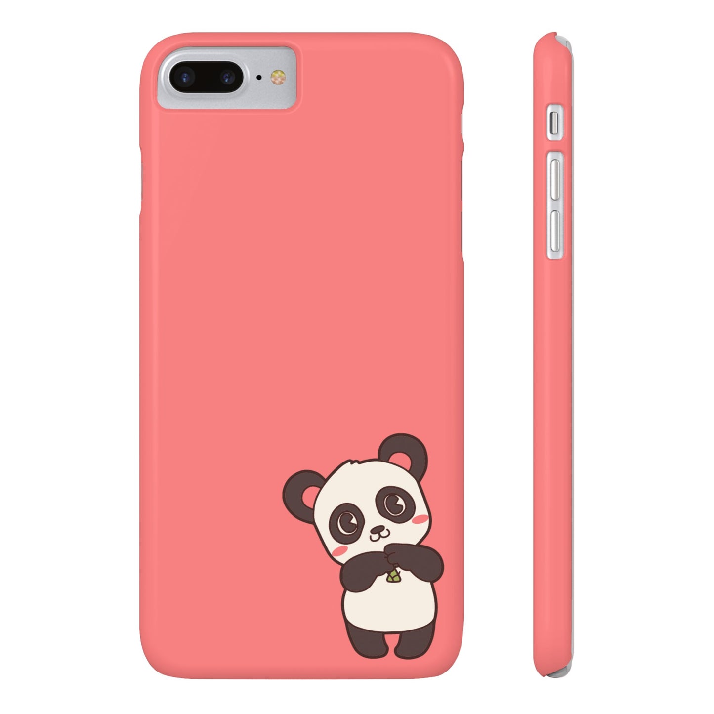 Cute Panda #36-Slim iPhone Cases - MahaCase