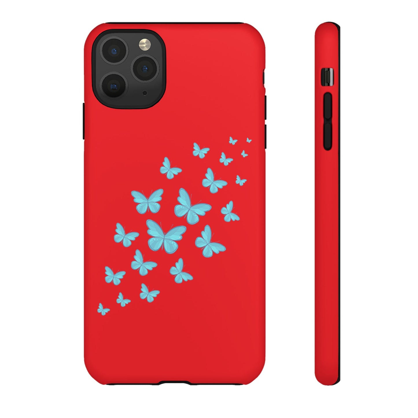 Butterflies in Red - Tough Cases iPhone Samsung Google Pixel - MahaCase