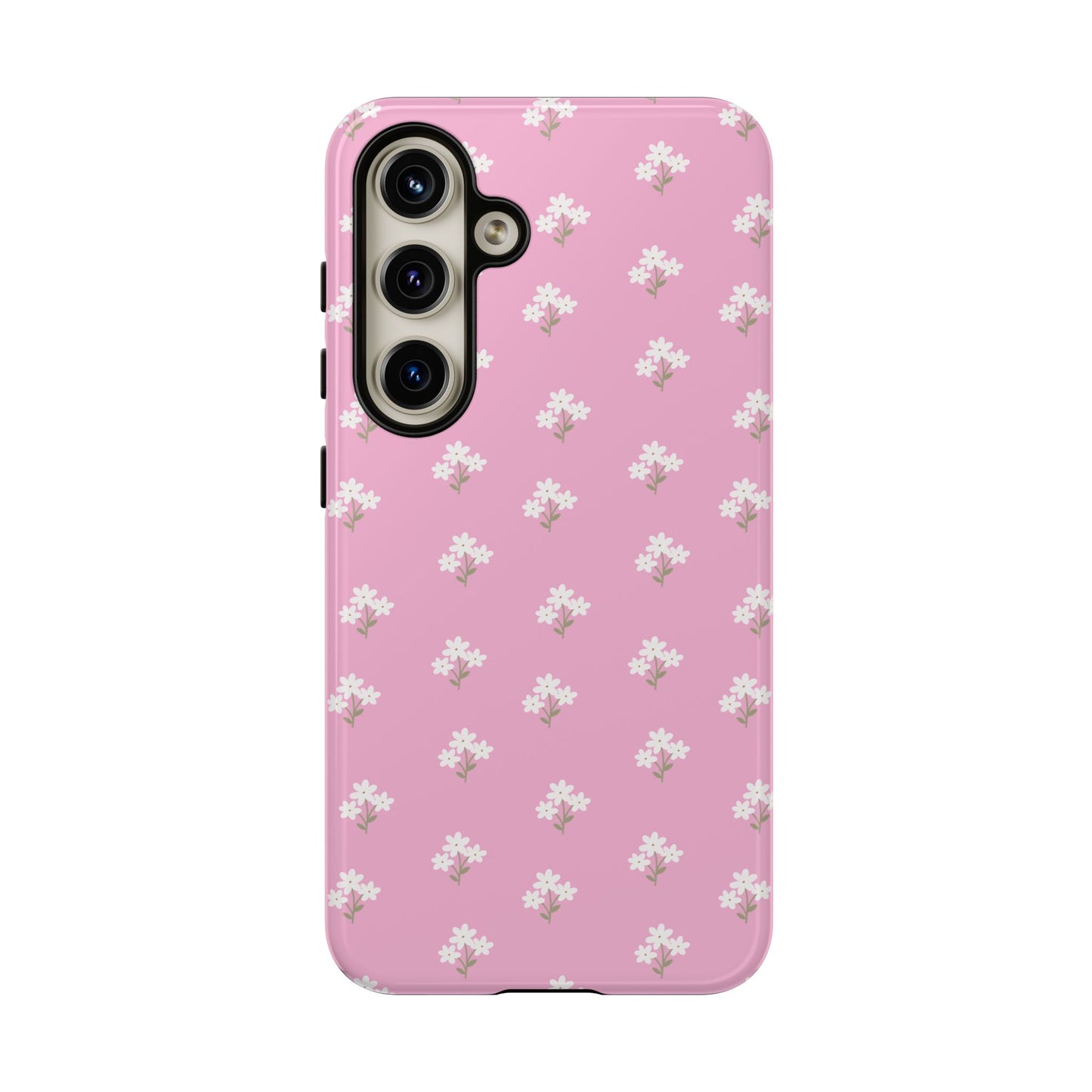 Floral Tough Phone Case - Pink Blossom Design - iPhone Samsung Galaxy Google Pixel - MahaCase