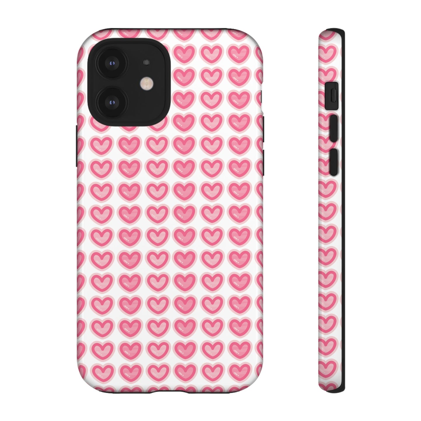 Hearts Pattern - Tough Cases iPhone Samsung Google Pixel - MahaCase