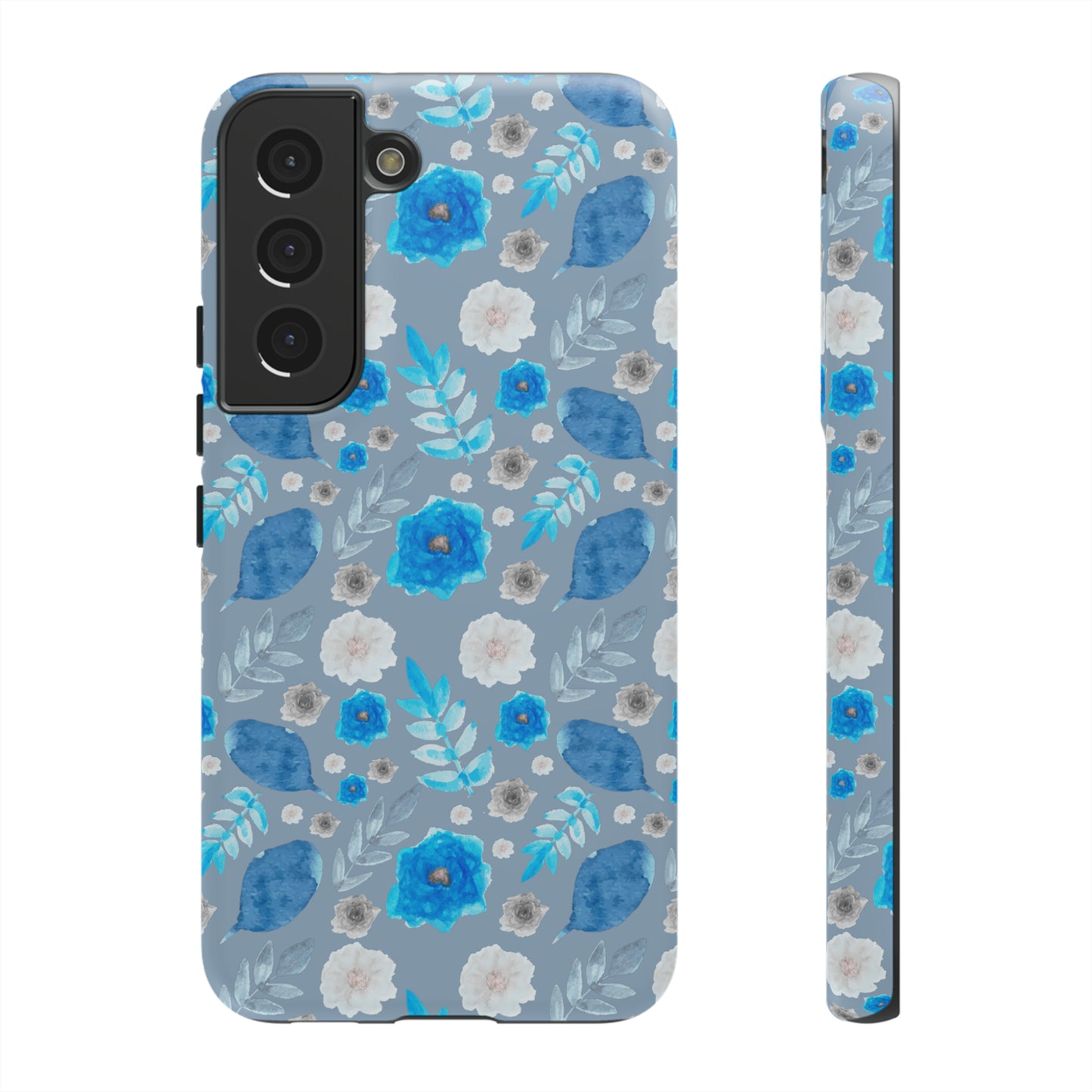 Blue Blooms-Tough Cases - MahaCase