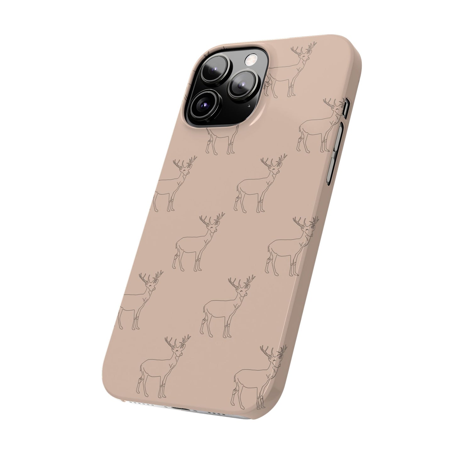 Deer Pattern #03-Slim iPhone Cases - MahaCase