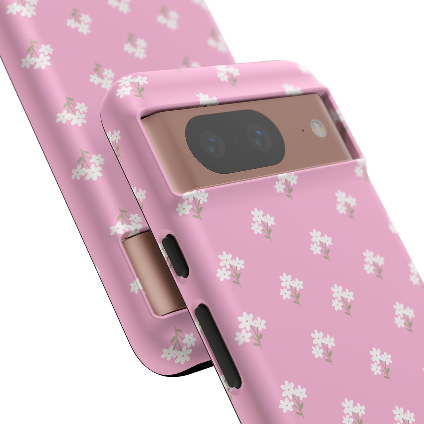 Floral Tough Phone Case - Pink Blossom Design - iPhone Samsung Galaxy Google Pixel - MahaCase