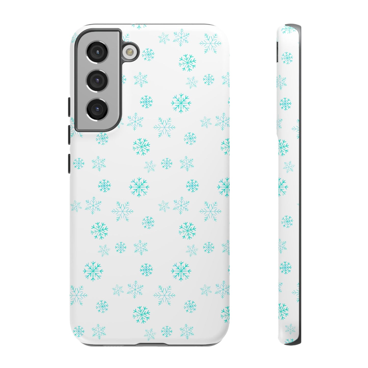 Snowy Blue #12 - Tough Cases iPhone Samsung Google Pixel - MahaCase