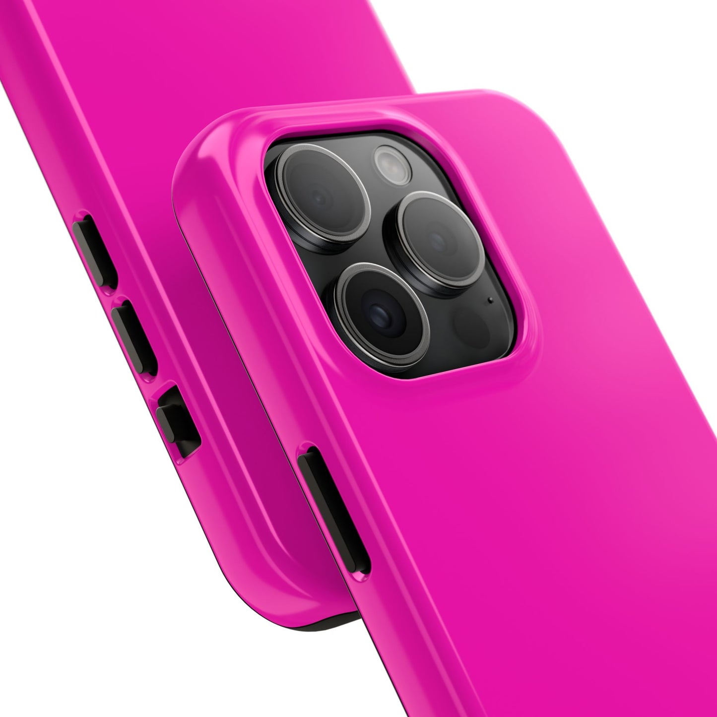 Simple Hot Pink-Tough Phone Cases - MahaCase