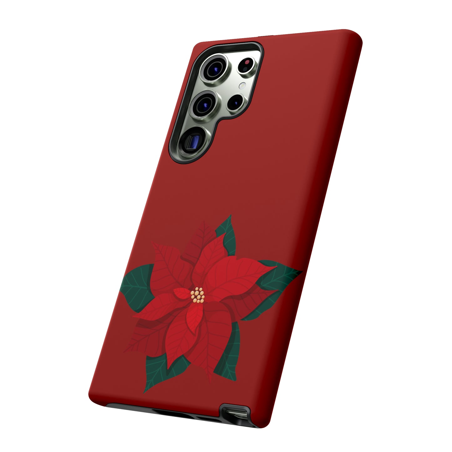 Poinsettia Charm #12-Tough Cases - MahaCase