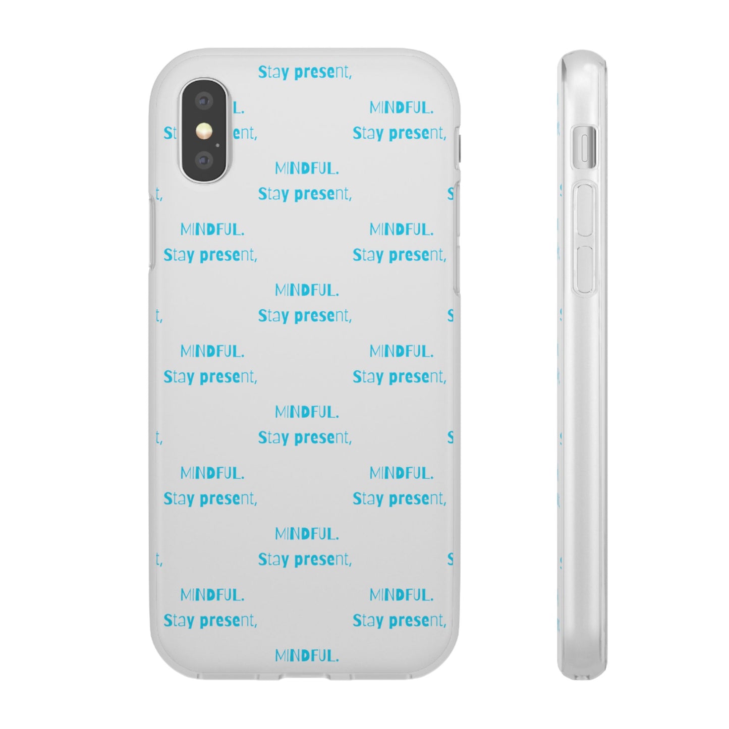 Stay Present Mindful #12 Flexi Cases iPhone Samsung Gift Packaging - MahaCase