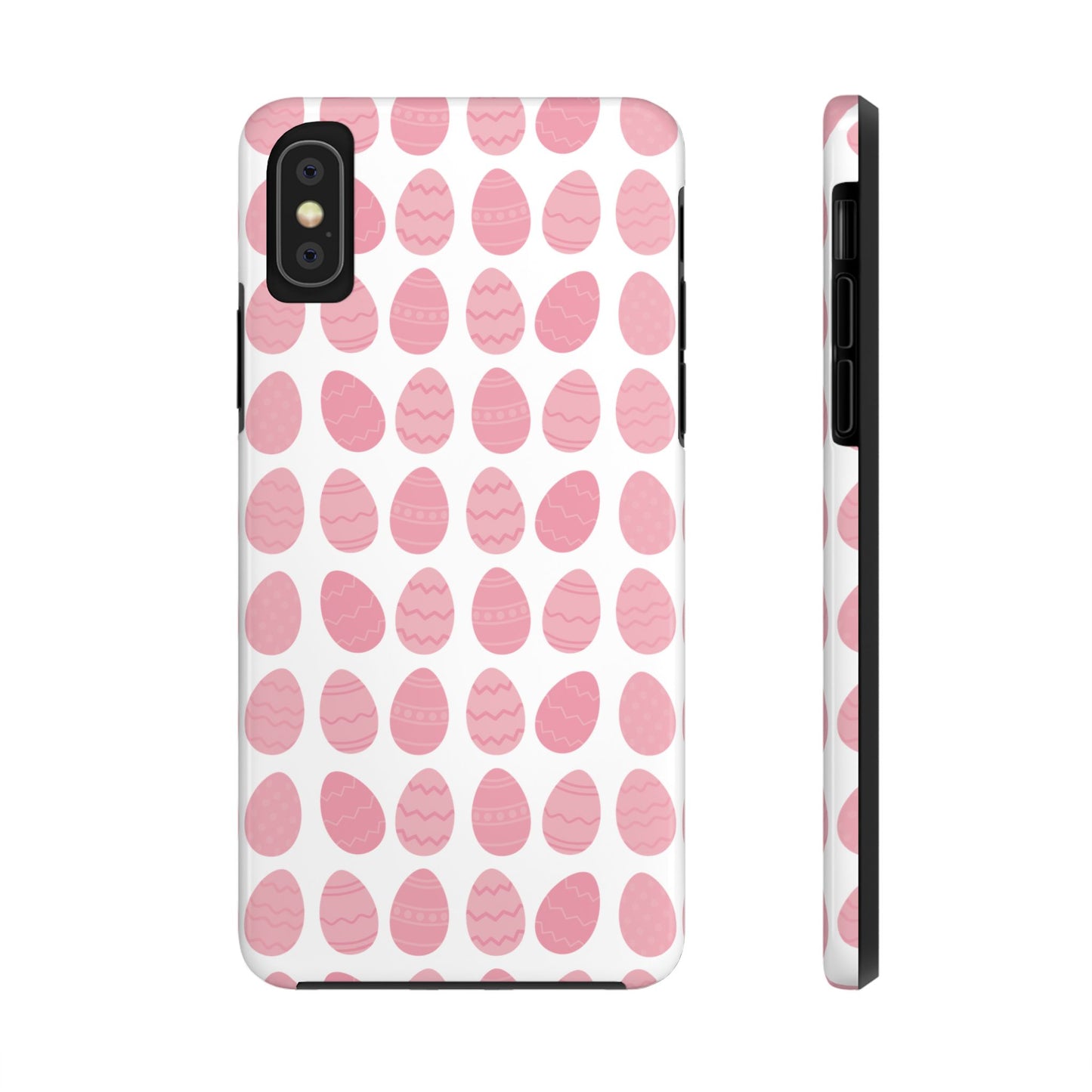 Pink Easter Egg Tough Phone Cases - Durable Protection for Spring Celebrations iPhone Samsung Galaxy - MahaCase