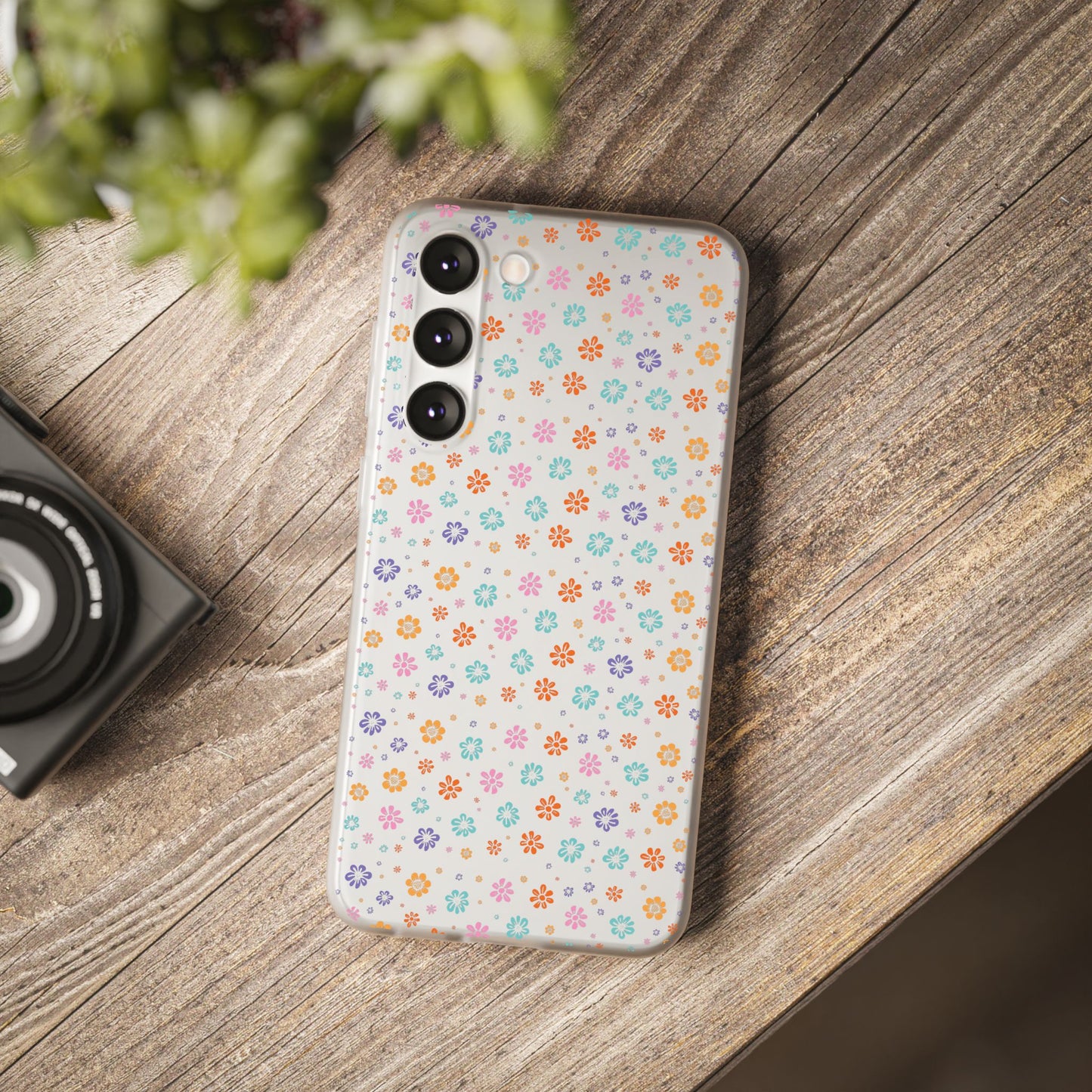 Colorful Spring Floral Flexi Case - Stylish Phone Protection - iPhone Samsung with Gift Packaging - MahaCase