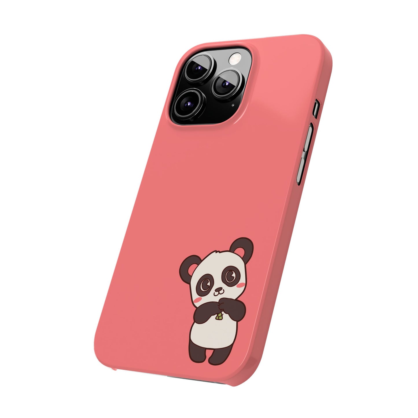 Cute Panda #36-Slim iPhone Cases - MahaCase