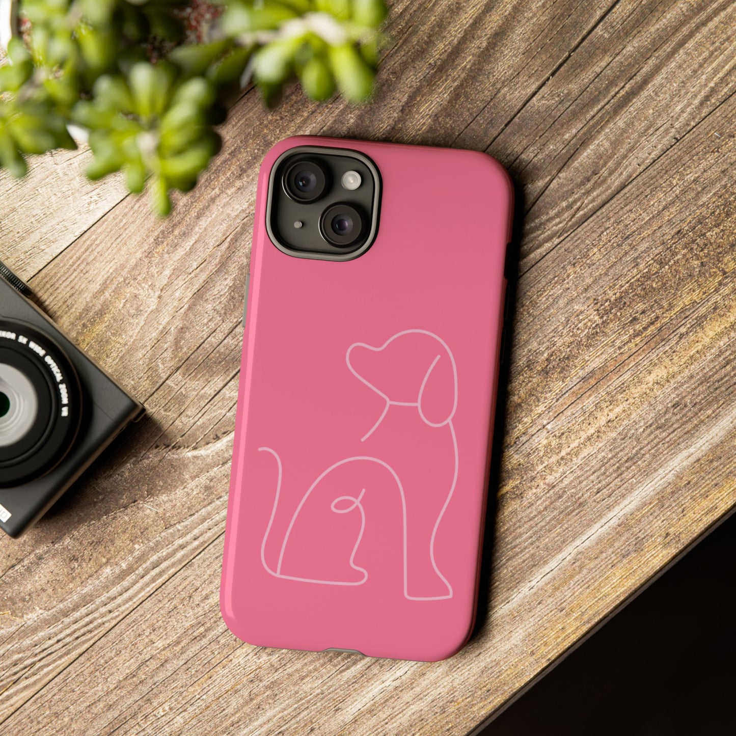 Pink Pup #10-Tough Cases iPhone Samsung Google Pixel - MahaCase