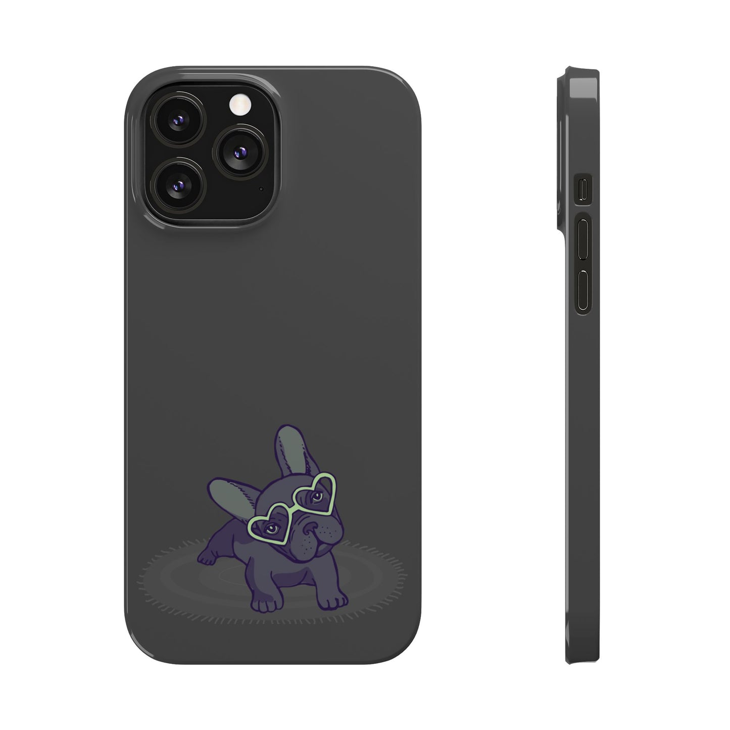 Bulldog Puppy Slim iPhone Cases - MahaCase